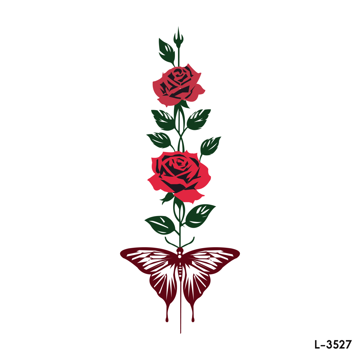 Rose with a butterfly !