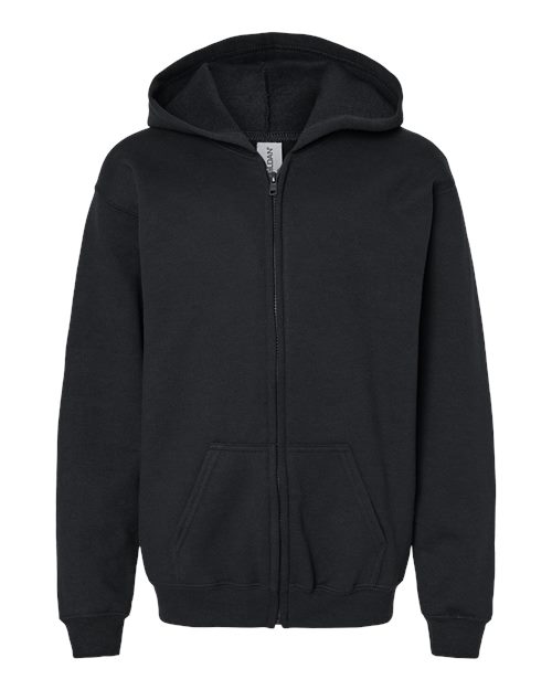 Alternative view of Youth Heavy Blend™ Full-Zip Hooded Sweatshirt - 18600B