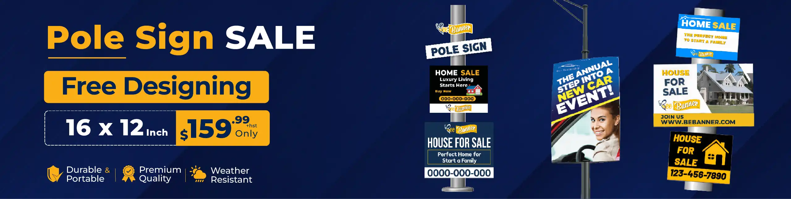 Banner Pole Sign, Poster_Artboard 9 copy 4