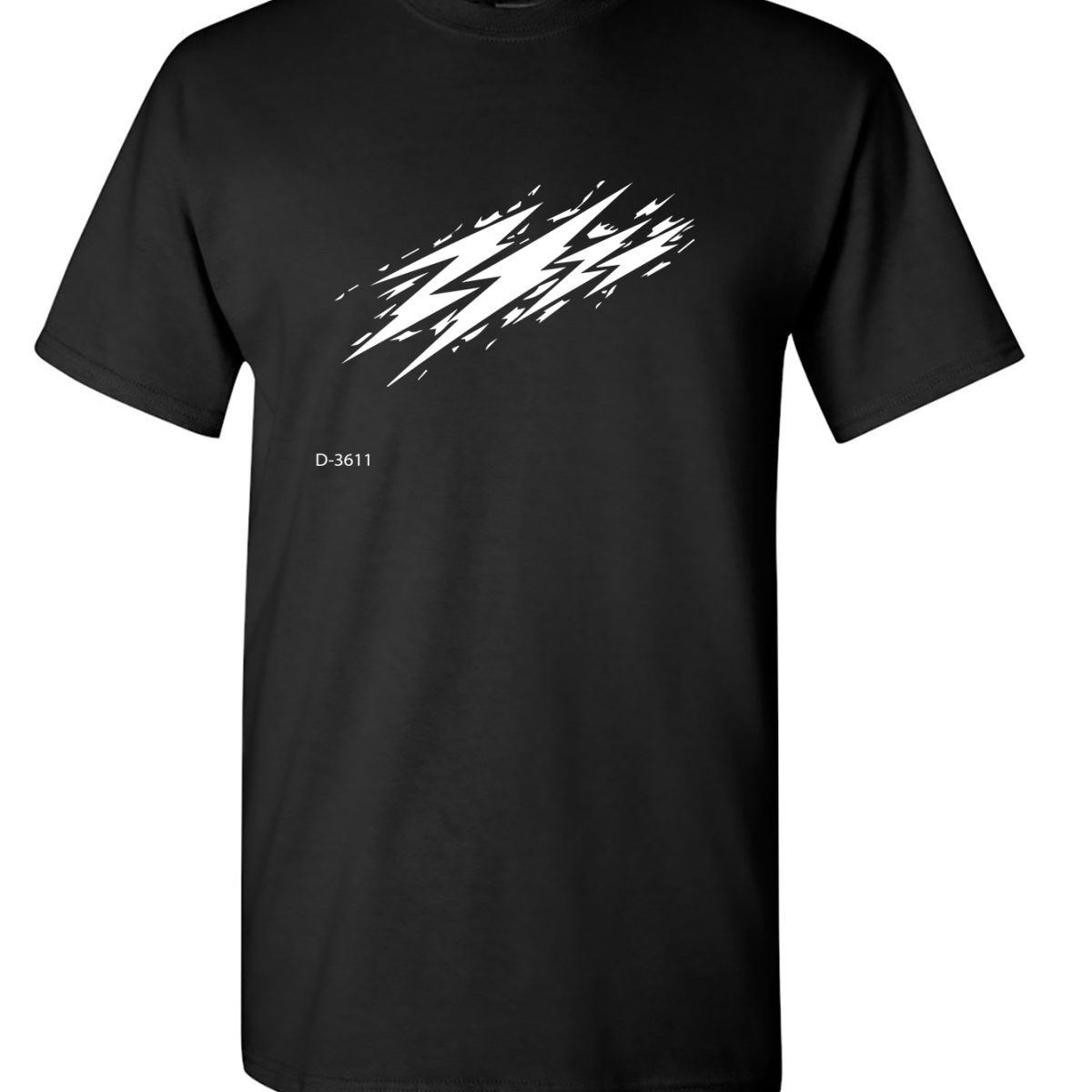 Alternative view of Stylized lightning bolt .