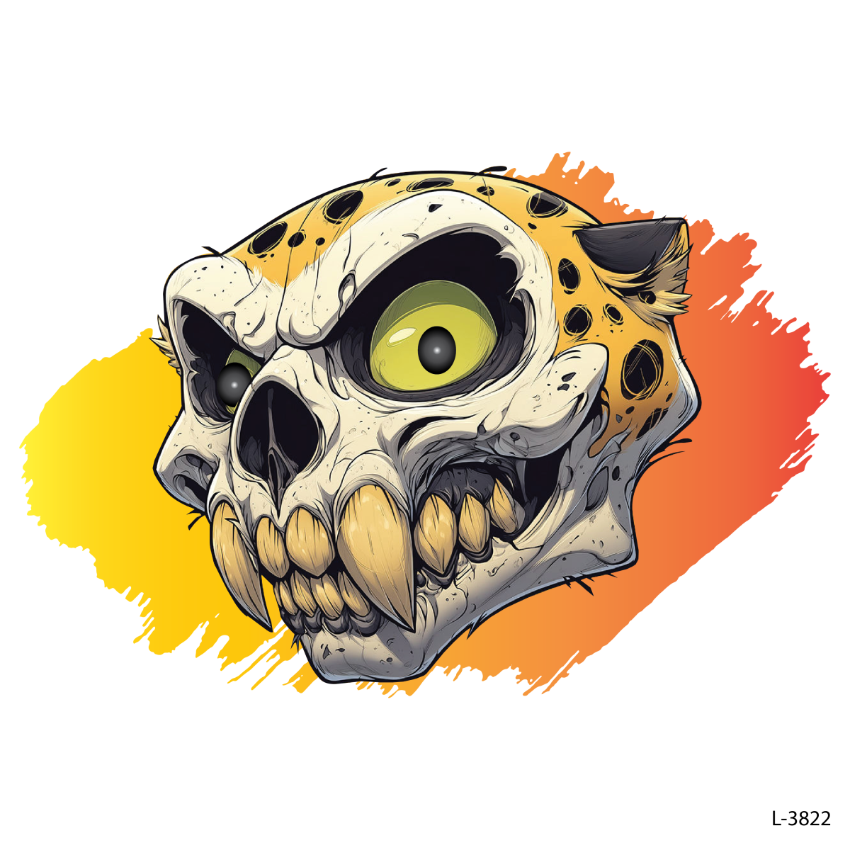 Cheetah Skull .